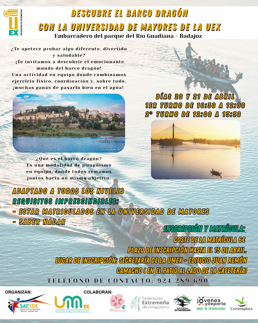 Descubre el Barco Dragón en Badajoz con la Universidad de Mayores de la UEX