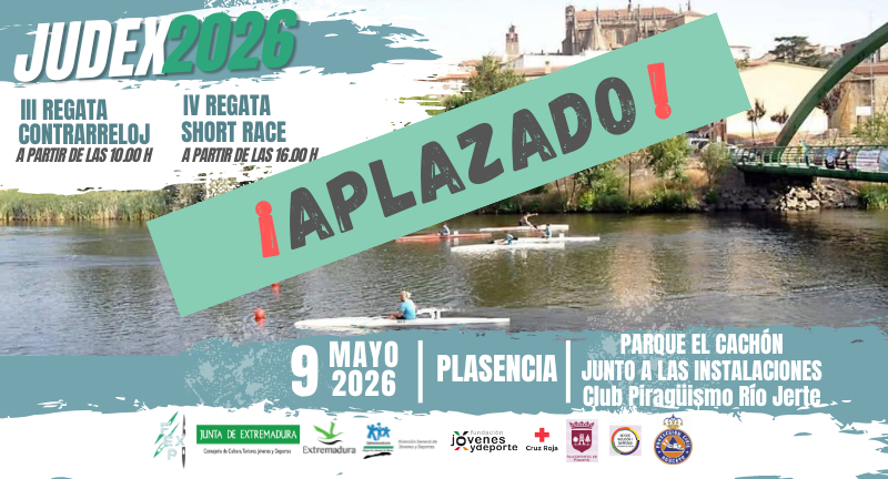 Aplazamiento de la III y IV Regata Judex en Plasencia